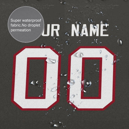 Custom Football Tampa Bay Buccaneers style personalized shower curtain custom design name and number set of 12 shower curtain hooks Rings