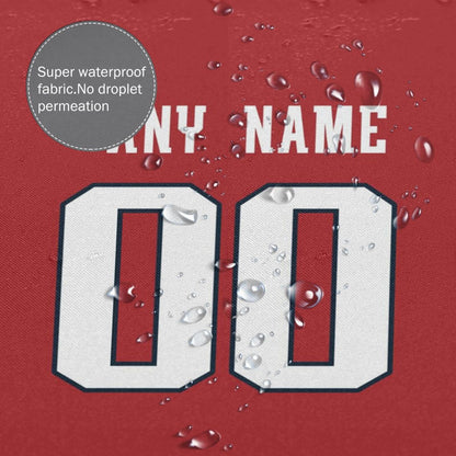 Custom Football New England Patriots style personalized shower curtain custom design name and number set of 12 shower curtain hooks Rings