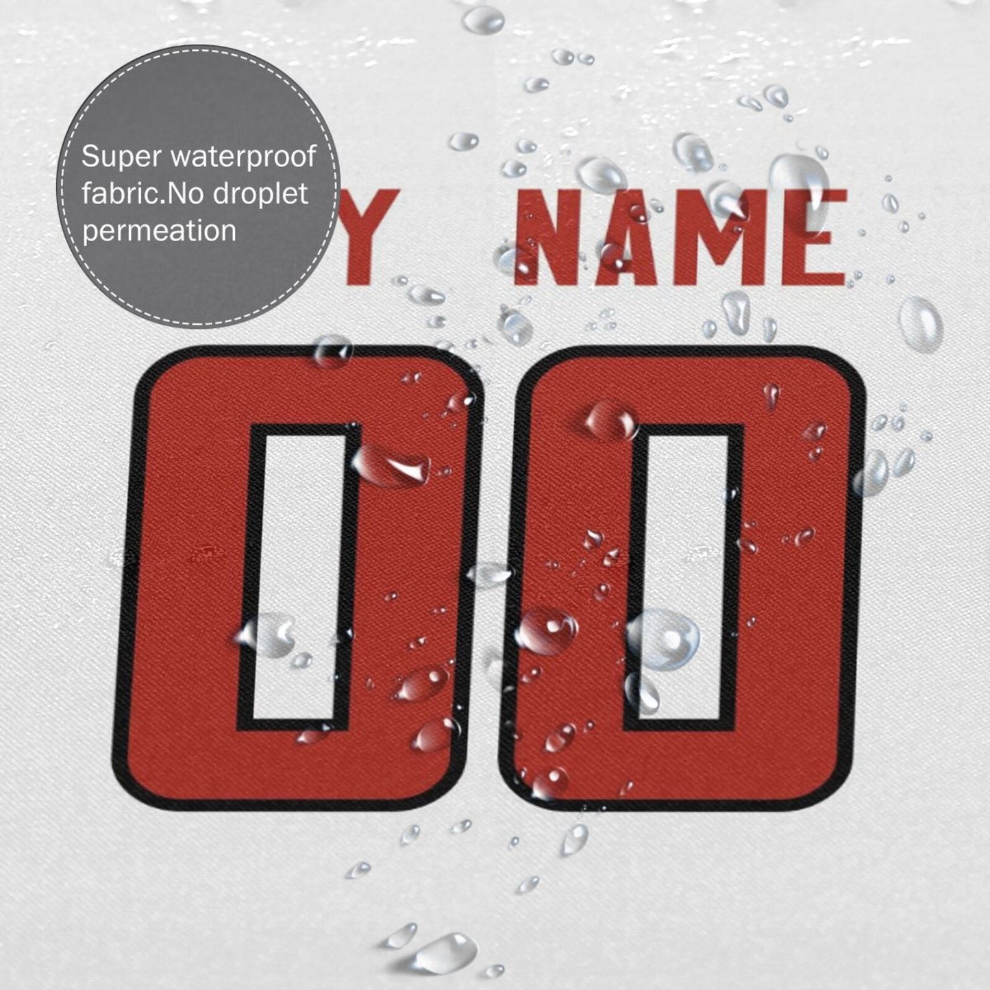 Custom Football Atlanta Falcons style personalized shower curtain custom design name and number set of 12 shower curtain hooks Rings