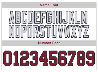 Custom Men's American Arizona White Stitched Football Jerseys