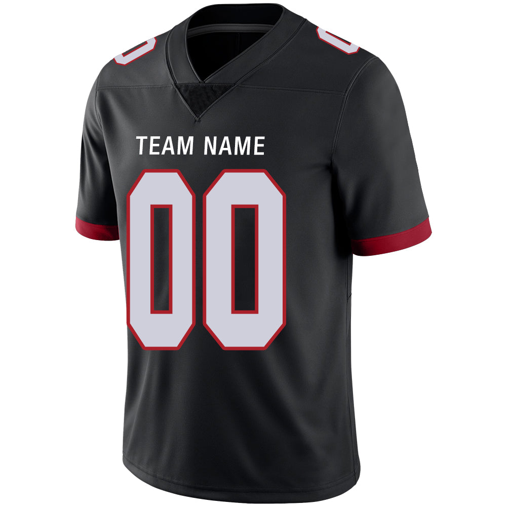 Custom Men's American Atlanta Falcons Black Vapor Limited Stitched Football Jersey
