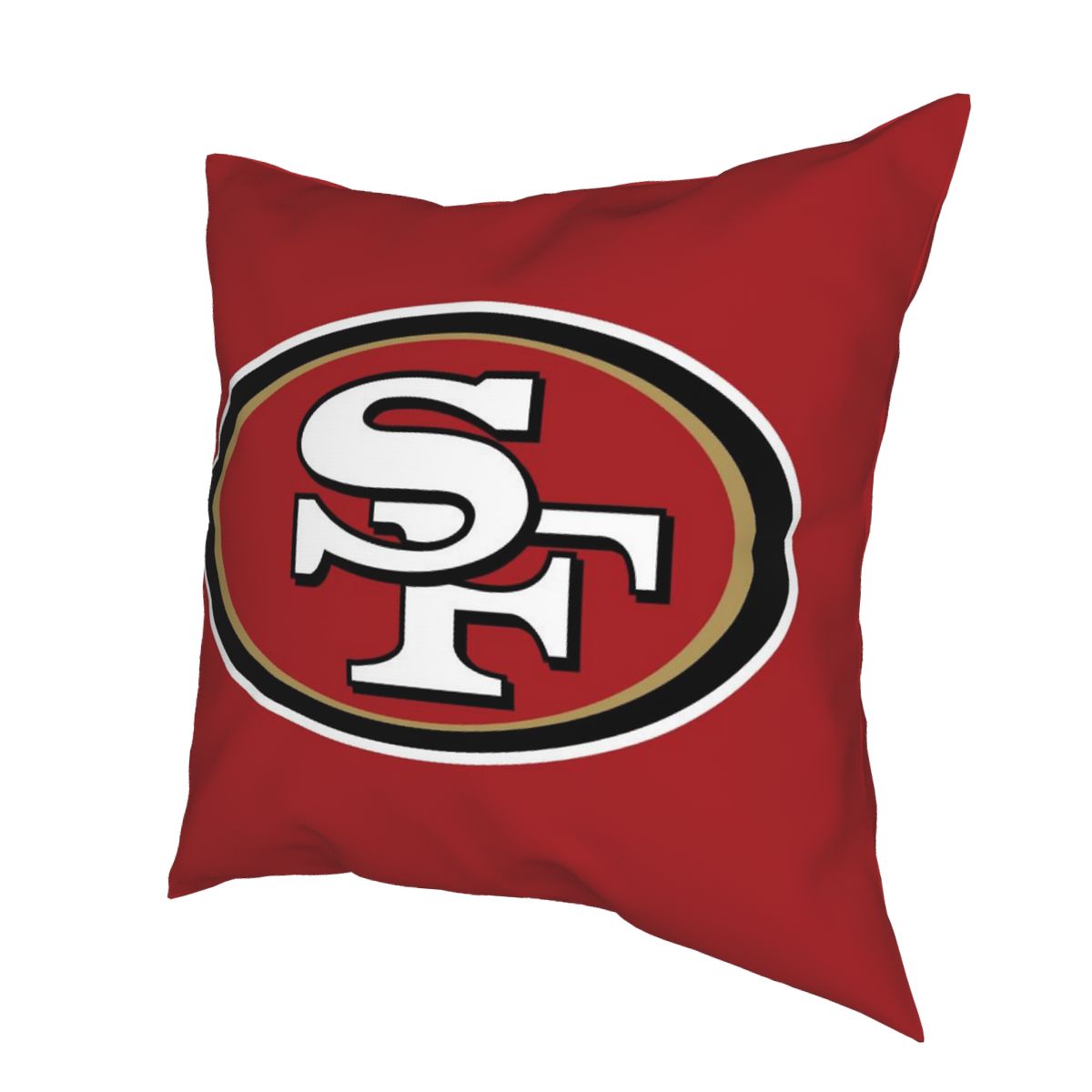 Custom Decorative Football Pillow Case San Francisco 49ers Red Pillowcase Personalized Throw Pillow Covers