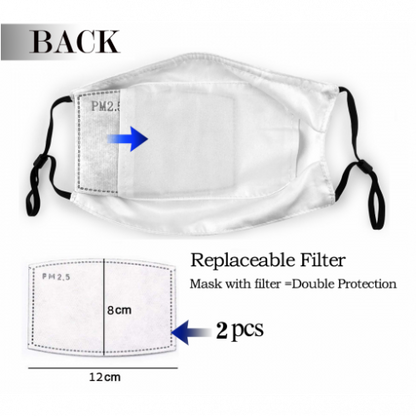 Print Dust Masks Fashion Football Personalized Oakland Raiders Face Mask With PM 2.5 Filter