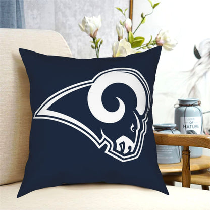 Custom Decorative Football Pillow Case Los Angeles Rams Navy Pillowcase Personalized Throw Pillow Covers