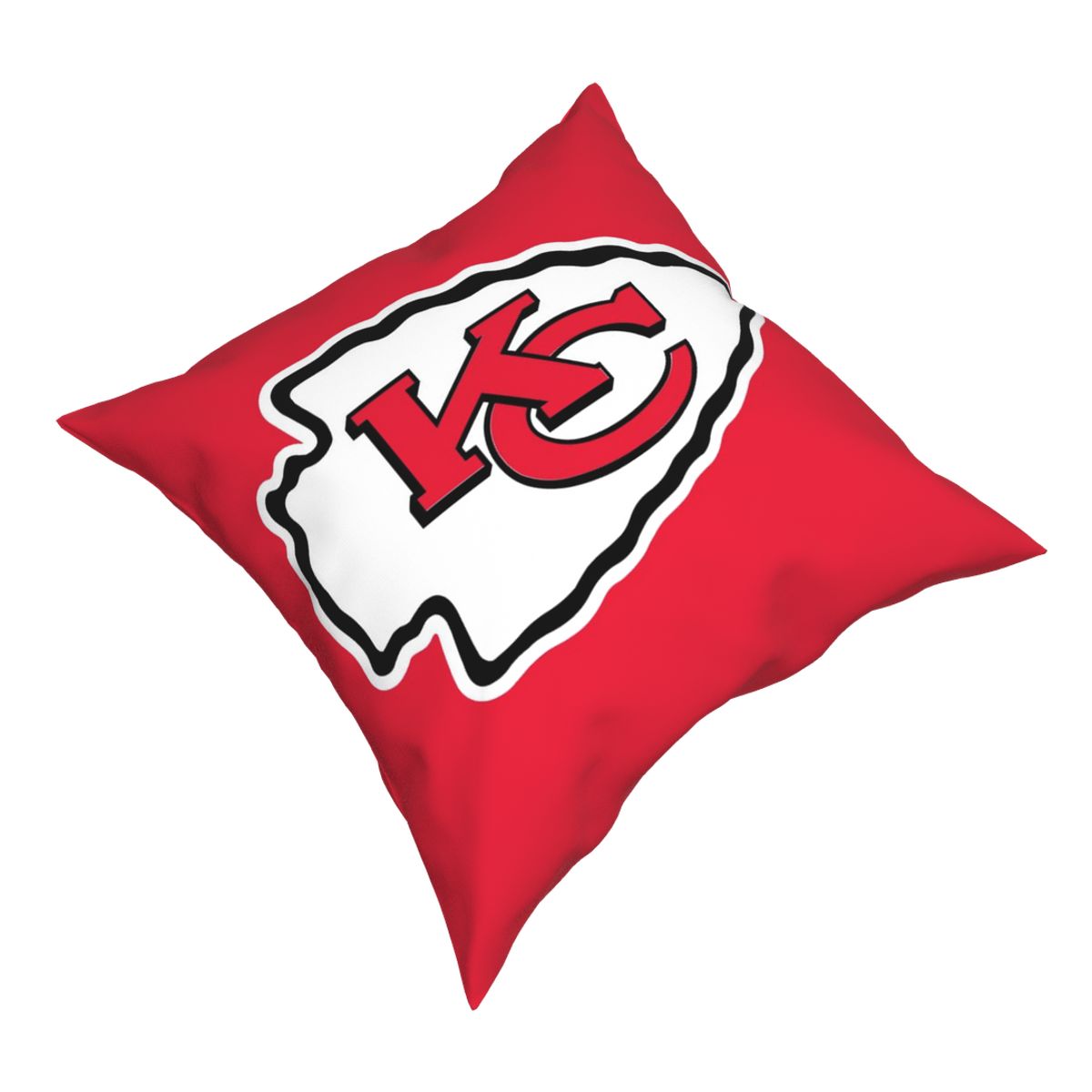 Custom Decorative Football Pillow Case Kansas City Chiefs Red Pillowcase Personalized Throw Pillow Covers