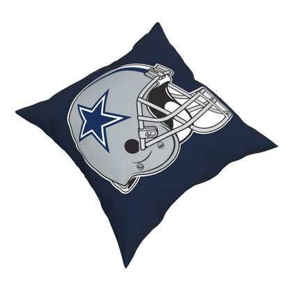 Custom Decorative Football Pillow Case Navy Dallas Cowboys Pillowcase Personalized Throw Pillow Covers