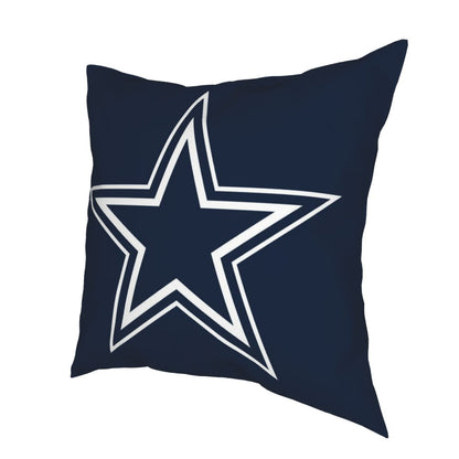 Custom Decorative Football Pillow Case Dallas Cowboys Navy Pillowcase Personalized Throw Pillow Covers