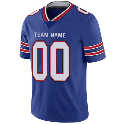 Custom Buffalo Bills Stitched American Football Jerseys Personalize Birthday Gifts Blue Jersey