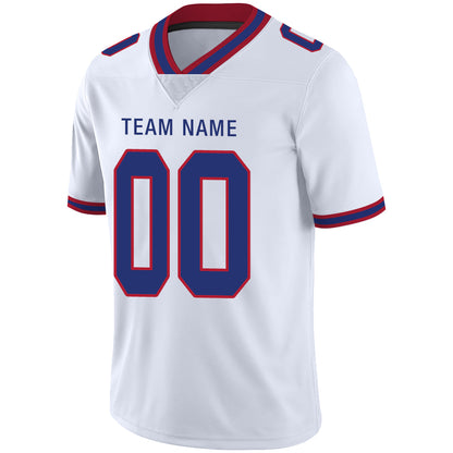 Custom Buffalo Bills Stitched American Football Jerseys Personalize Birthday Gifts White Jersey