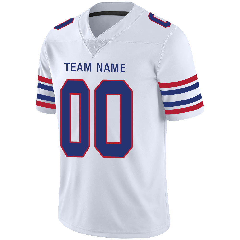 Custom Buffalo Bills Stitched American Football Jerseys Personalize Birthday Gifts White Jersey