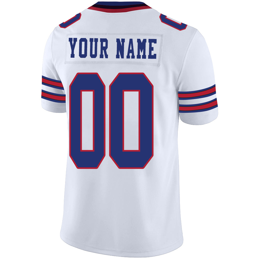 Custom Buffalo Bills Stitched American Football Jerseys Personalize Birthday Gifts White Jersey