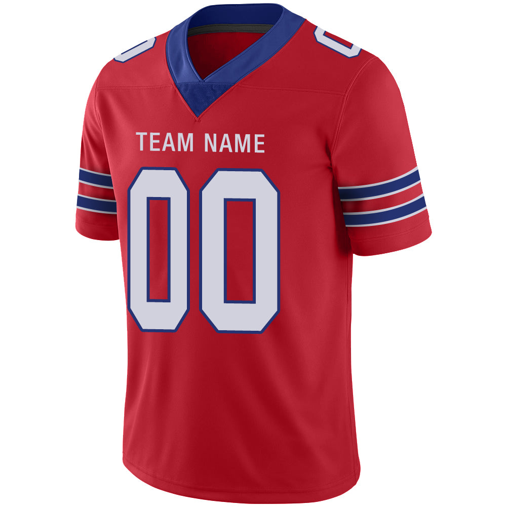 Custom Buffalo Bills Stitched American Football Jerseys Personalize Birthday Gifts Red Jersey