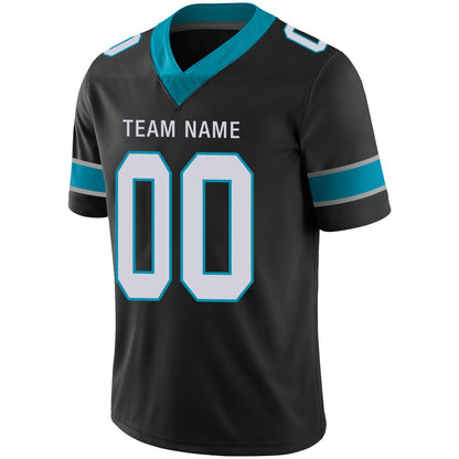 Custom Carolina Panthers Stitched American Football Jerseys Personalize Birthday Gifts Black Jersey