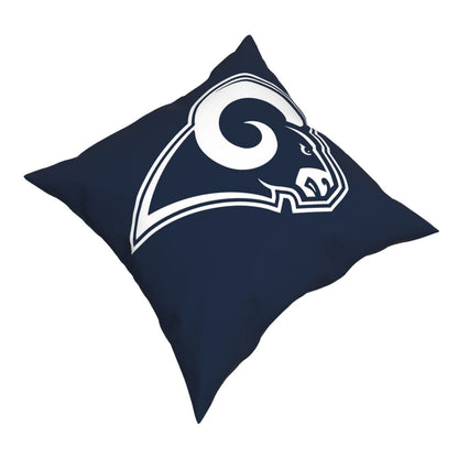 Custom Decorative Football Pillow Case Los Angeles Rams Navy Pillowcase Personalized Throw Pillow Covers