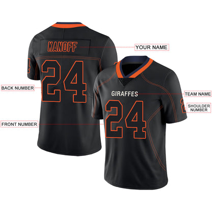 Custom Chicago Bears Stitched American Football Jerseys Personalize Birthday Gifts Black Jersey