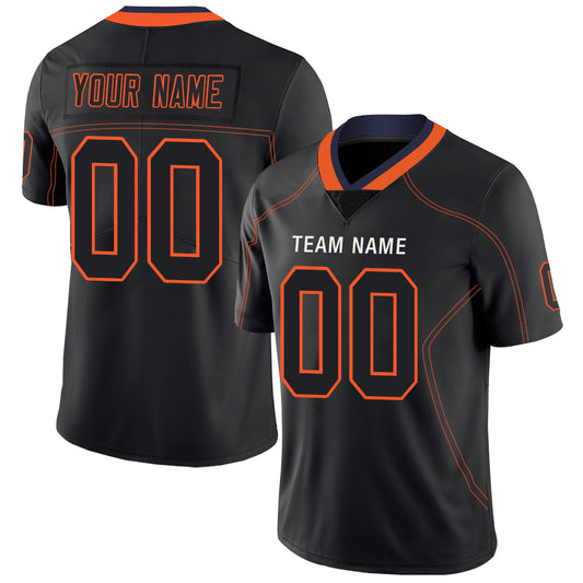 Custom Chicago Bears Stitched American Football Jerseys Personalize Birthday Gifts Black Jersey