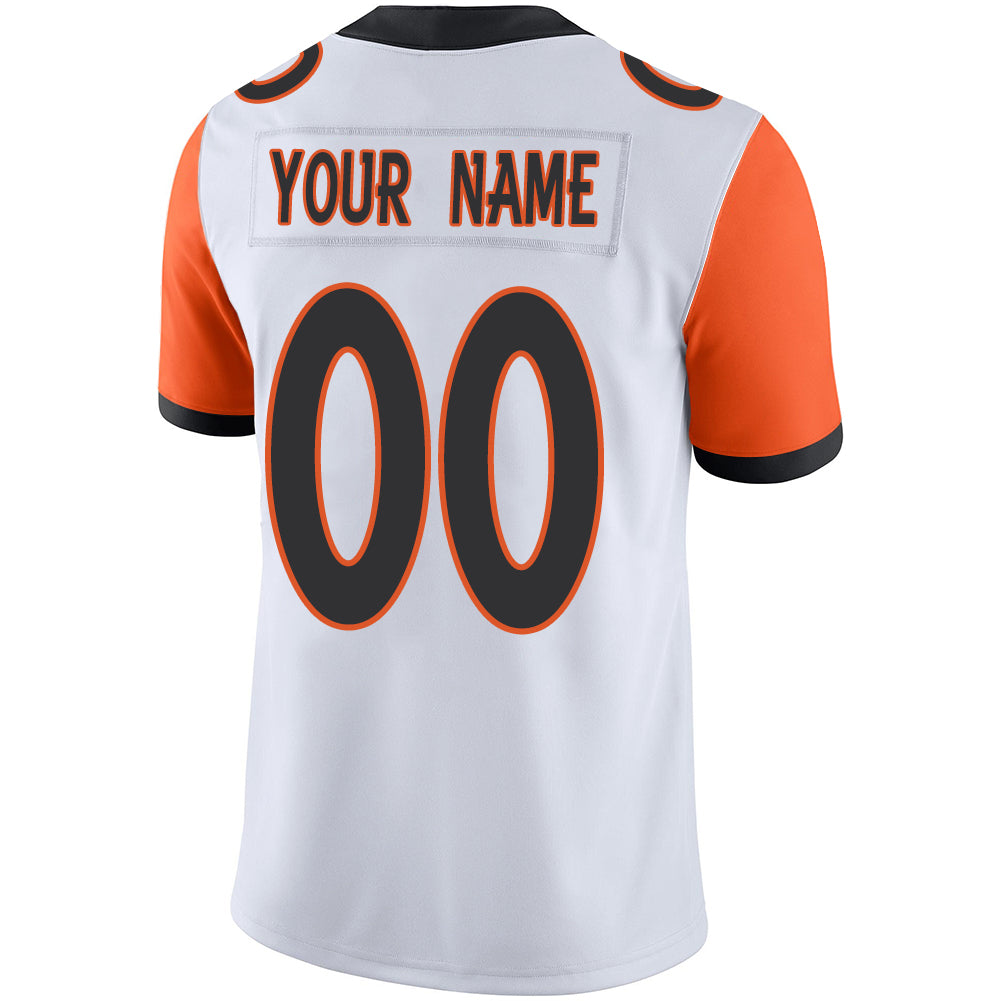 Custom Cincinnati Bengals Stitched American Football Jerseys Personalize Birthday Gifts White Jersey