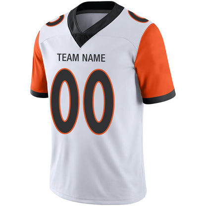 Custom Cincinnati Bengals Stitched American Football Jerseys Personalize Birthday Gifts White Jersey