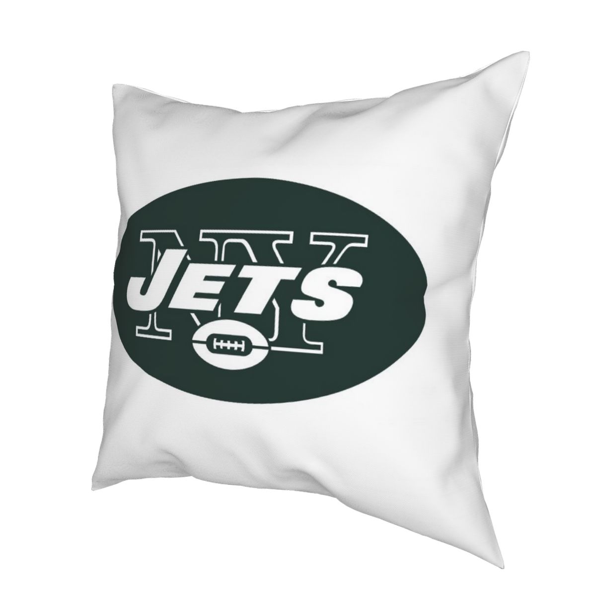 Custom Decorative Football Pillow Case New York Jets White Pillowcase Personalized Throw Pillow Covers