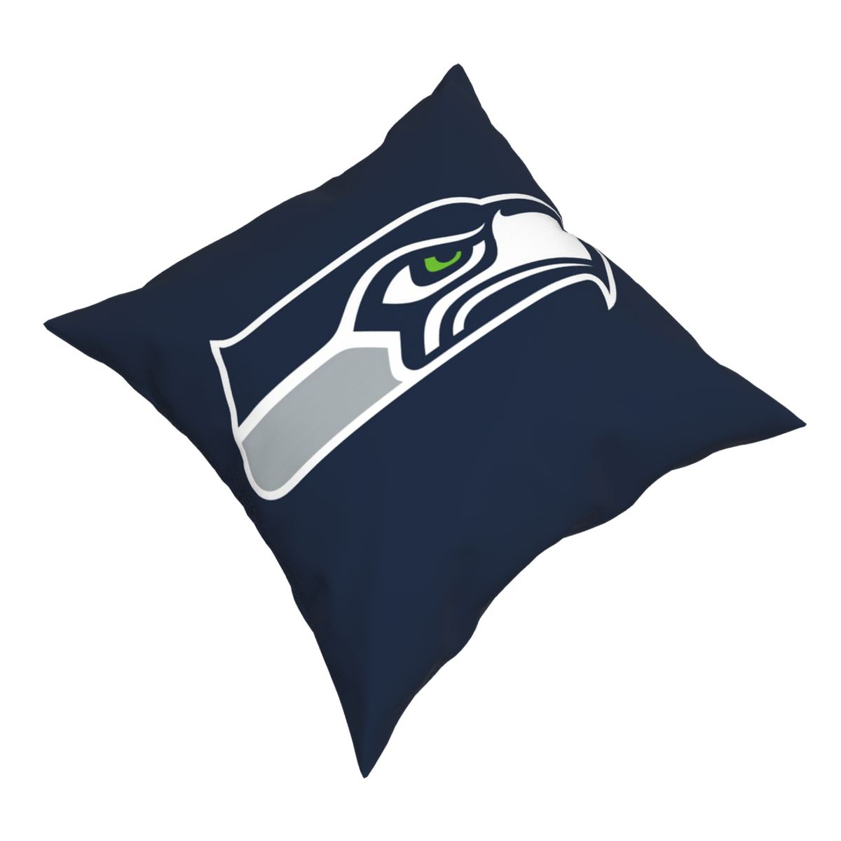Custom Decorative Football Pillow Case Seattle Seahawks Navy Pillowcase Personalized Throw Pillow Covers