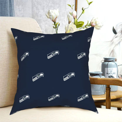 Custom Decorative Football Pillow Case Seattle Seahawks Pillowcase Personalized Throw Pillow Covers