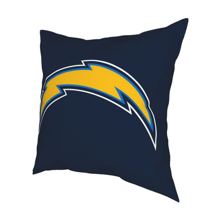 Custom Decorative Football Pillow Case Los Angeles Chargers Navy Pillowcase Personalized Throw Pillow Covers