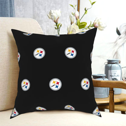 Custom Decorative Football Pillow Case Pittsburgh Steelers Pillowcase Personalized Throw Pillow Covers
