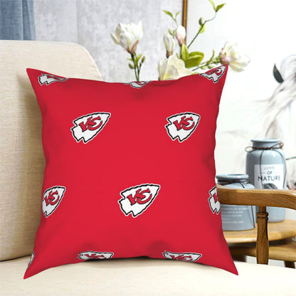 Custom Decorative Football Pillow Case Kansas City Chiefs Pillowcase Personalized Throw Pillow Covers