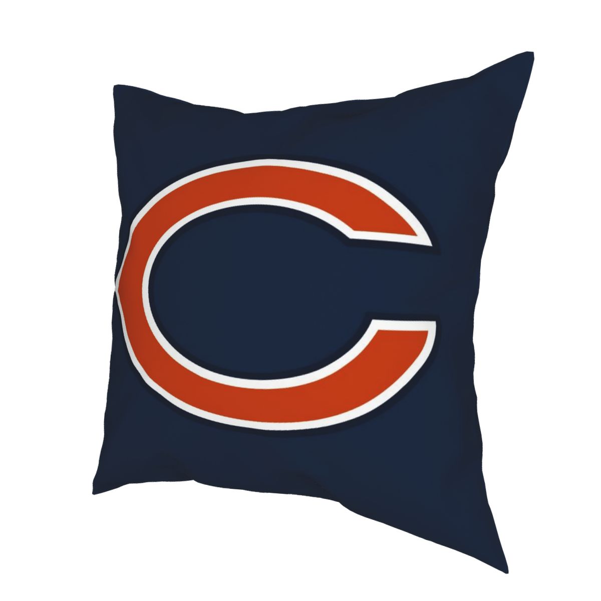 Custom Decorative Football Pillow Case Chicago Bears Navy Pillowcase Personalized Throw Pillow Covers