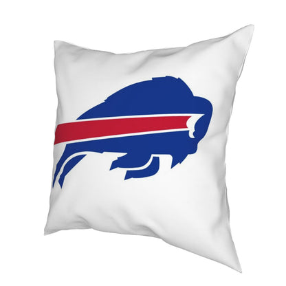 Custom Decorative Football Pillow Case Buffalo Bills White Pillowcase Personalized Throw Pillow Covers