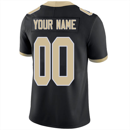 Custom New York Giants Stitched American Football Jerseys Personalize Birthday Gifts Black Jersey