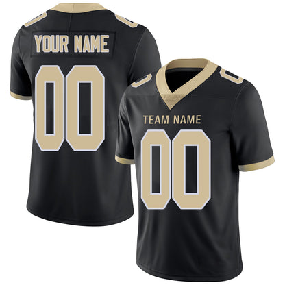Custom New York Giants Stitched American Football Jerseys Personalize Birthday Gifts Black Jersey