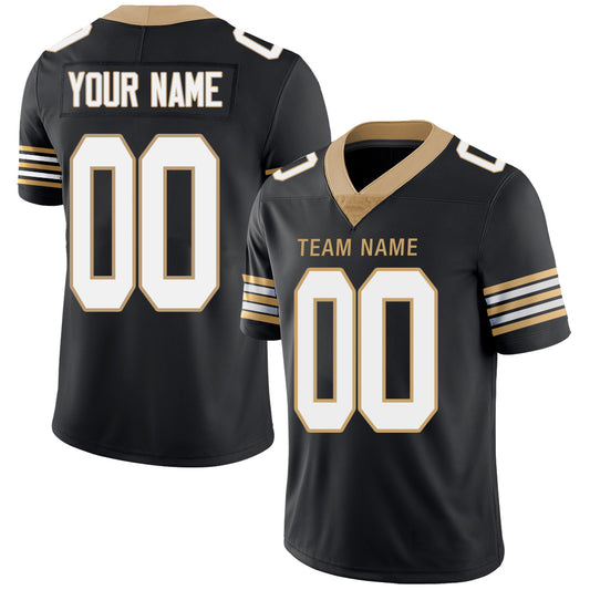 Custom New York Giants Stitched American Football Jerseys Personalize Birthday Gifts Black Jersey
