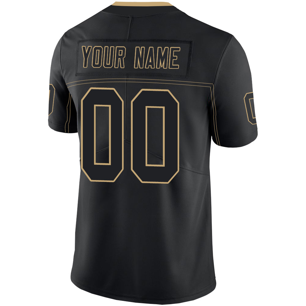 Custom New York Giants Stitched American Football Jerseys Personalize Birthday Gifts Black Jersey
