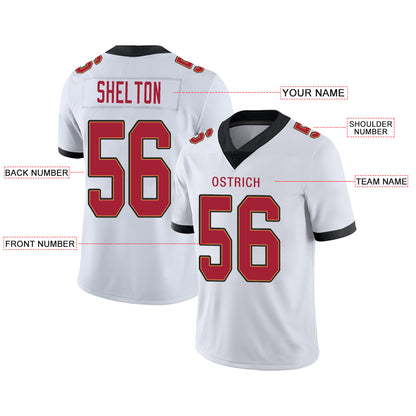 Custom Tampa Bay Buccaneers Stitched American Football Jerseys Personalize Birthday Gifts White Jersey