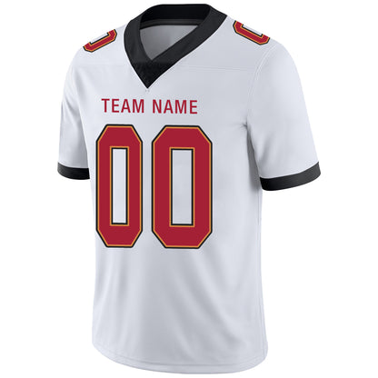 Custom Tampa Bay Buccaneers Stitched American Football Jerseys Personalize Birthday Gifts White Jersey