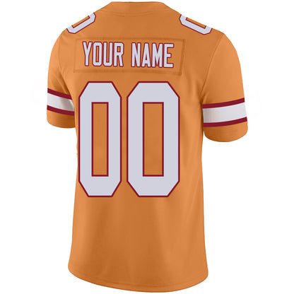 Custom Tampa Bay Buccaneers Stitched American Football Jerseys Personalize Birthday Gifts Gold Jersey