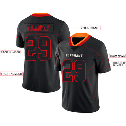 Custom Tampa Bay Buccaneers Stitched American Football Jerseys Personalize Birthday Gifts Black Jersey