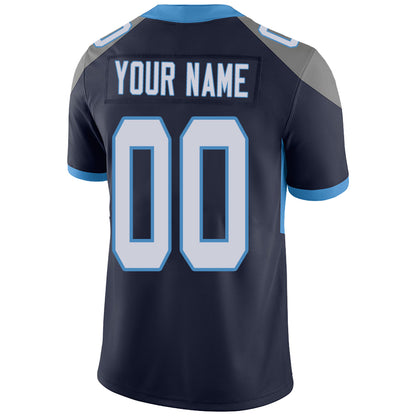 Custom Tennessee Titans Stitched American Football Jerseys Personalize Birthday Gifts Navy Jersey