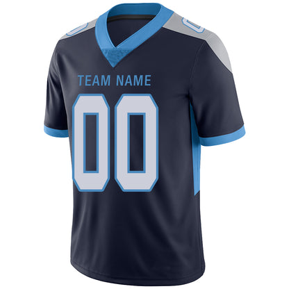 Custom Tennessee Titans Stitched American Football Jerseys Personalize Birthday Gifts Navy Jersey
