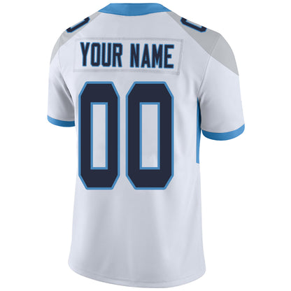 Custom Tennessee Titans Stitched American Football Jerseys Personalize Birthday Gifts White Jersey