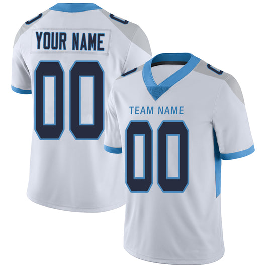 Custom Tennessee Titans Stitched American Football Jerseys Personalize Birthday Gifts White Jersey