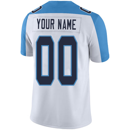 Custom Tennessee Titans Stitched American Football Jerseys Personalize Birthday Gifts White Jersey