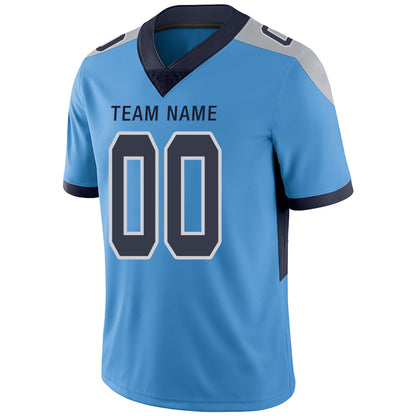 Custom Tennessee Titans Stitched American Football Jerseys Personalize Birthday Gifts Light Blue Jersey