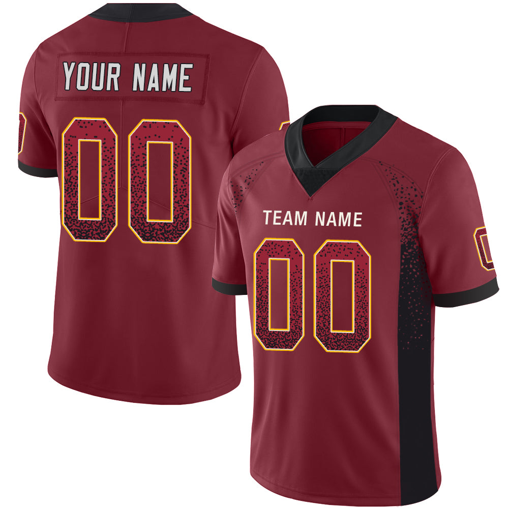 Custom Washington Redskins Stitched American Football Jerseys Personalize Birthday Gifts Red Jersey